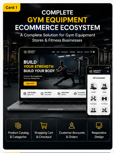 Complete Gym Equipment eCommerce Ecosystem
