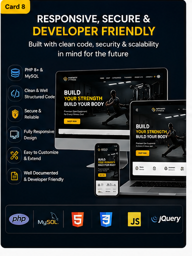 Responsive PHP & MySQL Architecture