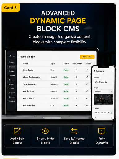Advanced Dynamic Page Block CMS