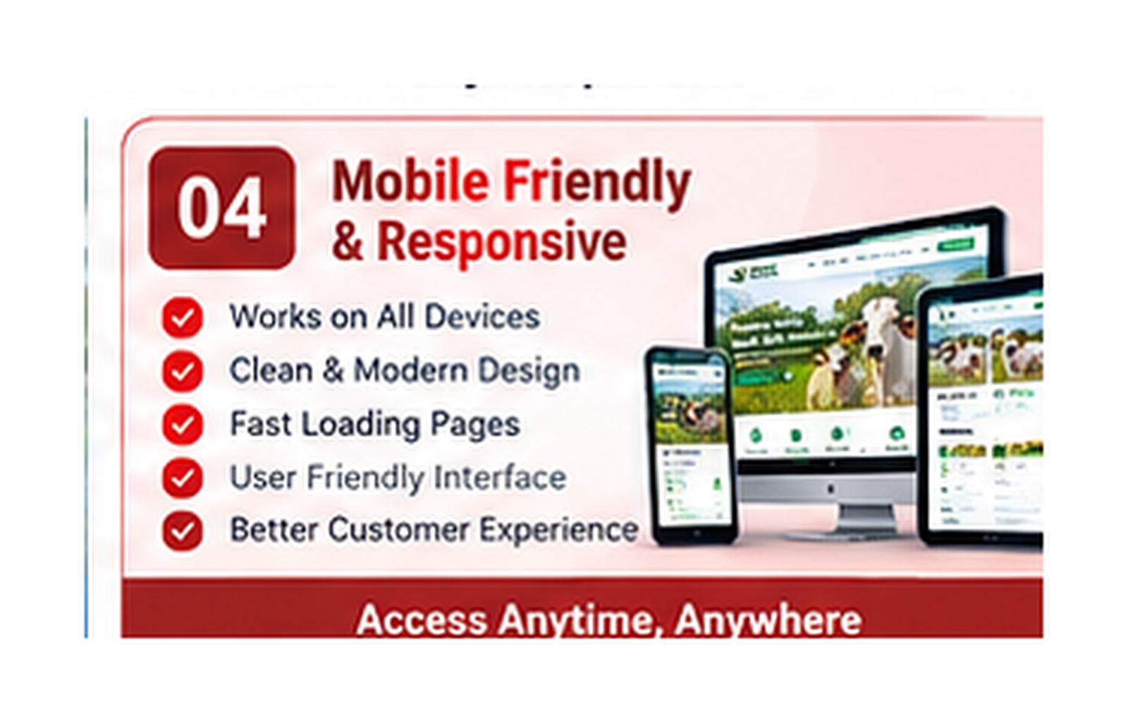 Mobile Friendly & Responsive