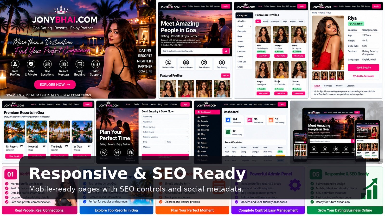 Responsive & SEO Ready