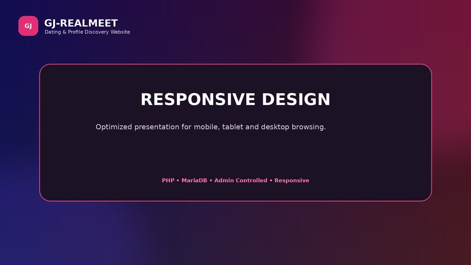 Fully Responsive Design