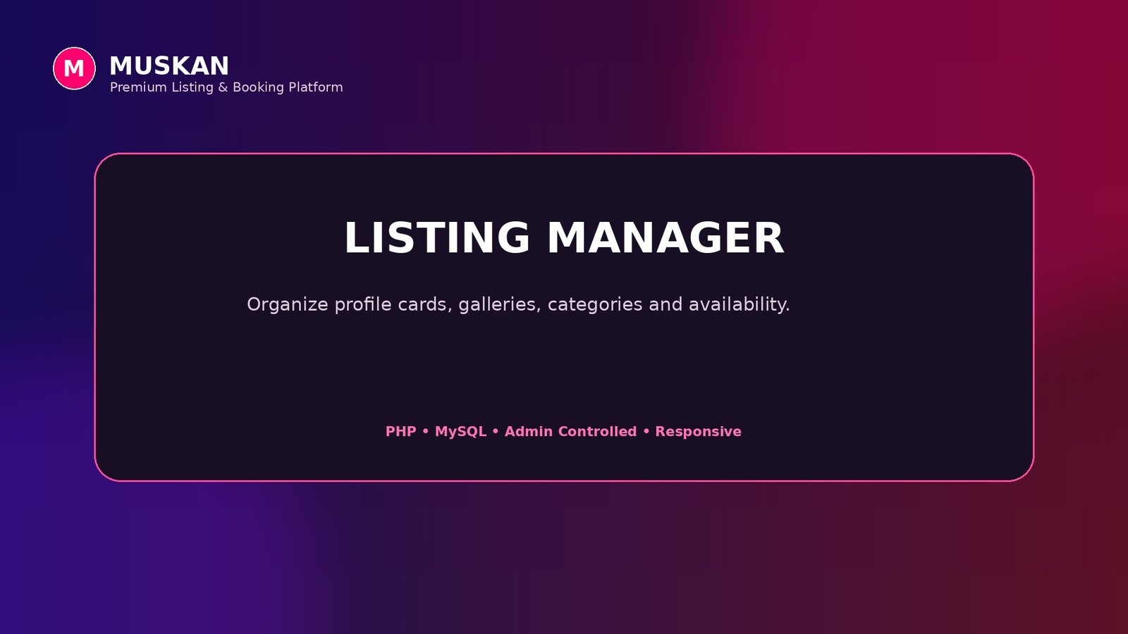Advanced Profile Manager