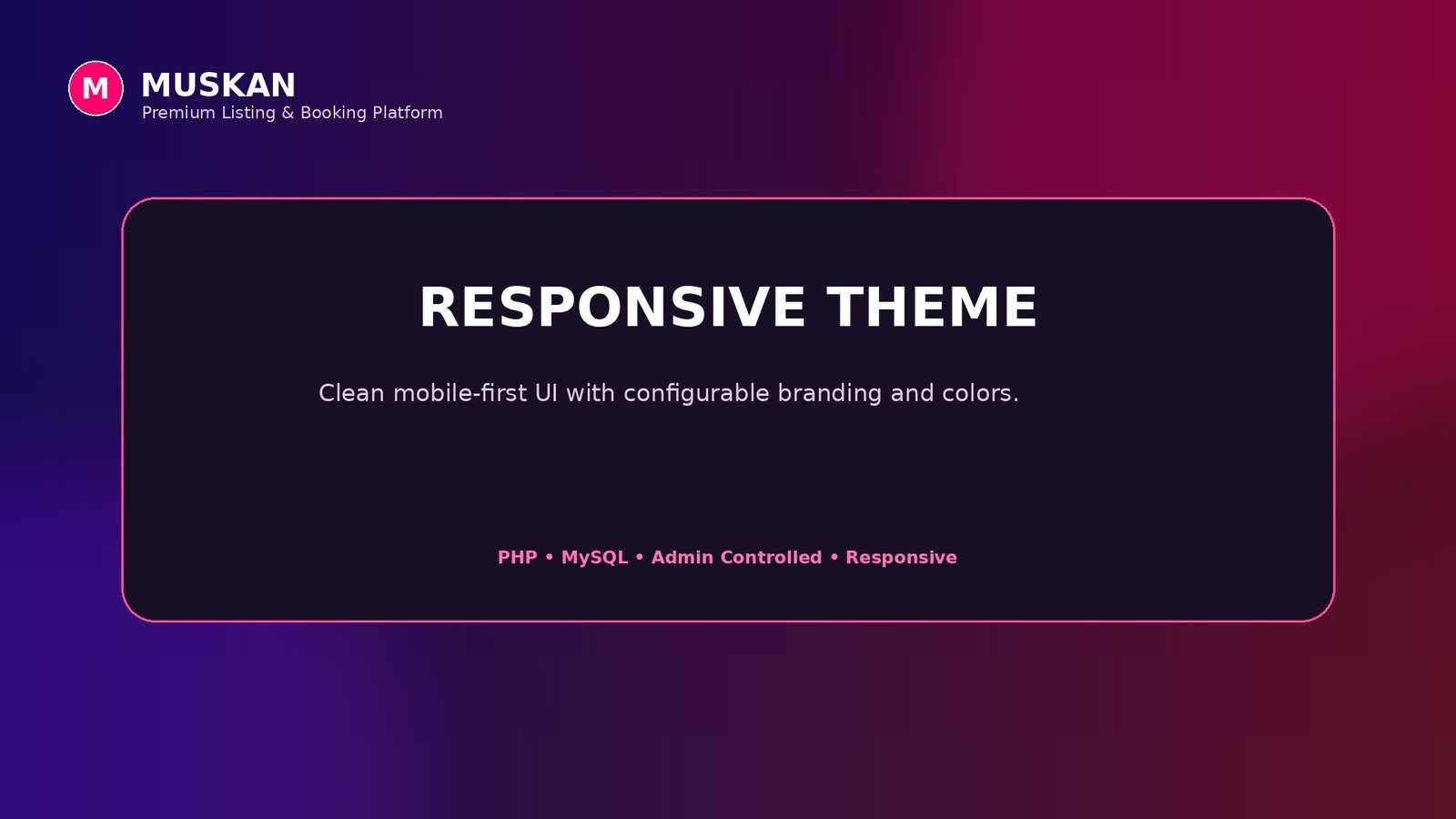 Responsive Theme & Branding